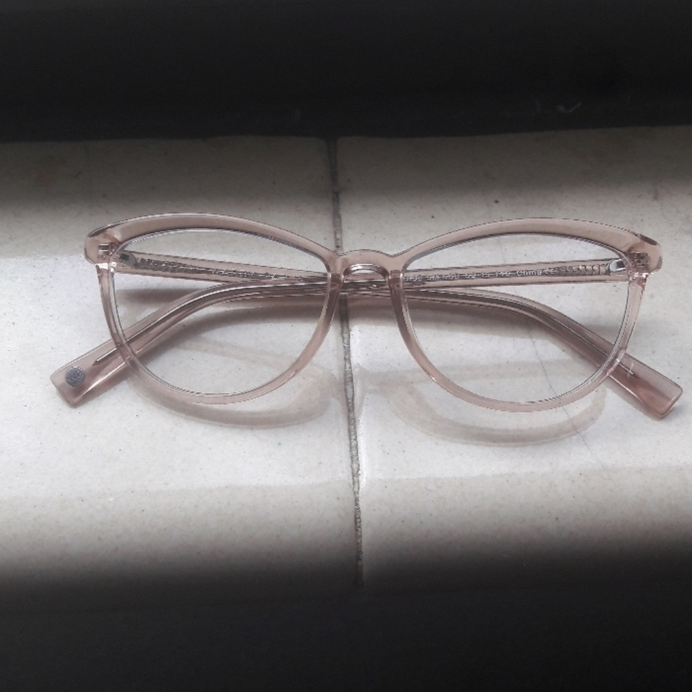 Pink Translucent Glasses